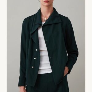 Caron Callahan Savannah Jacket Forest Tropical Wool